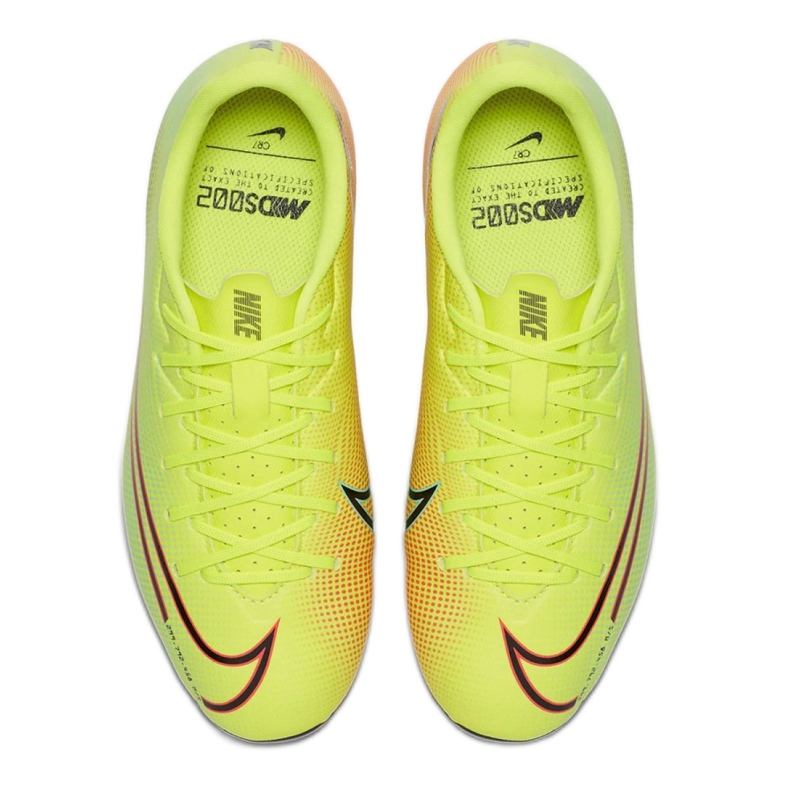 Nike Mercurial Vapor 13 Academy Mds FG / MG Jr CJ0980-703 fotbollsskor gul 1