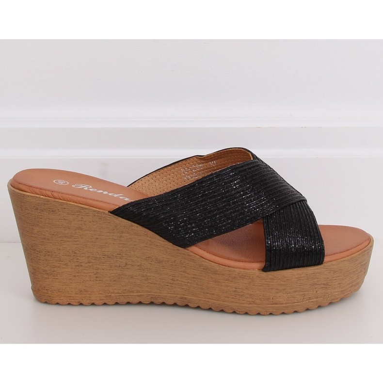 Svart Svarta tofflor 10-235 Svart 2