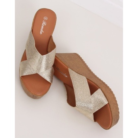 Guldkile tofflor 10-235 Guld gyllene 1