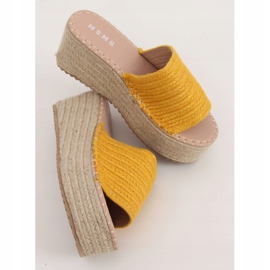 Kil tofflor honung espadrilles LL909 Gul 2