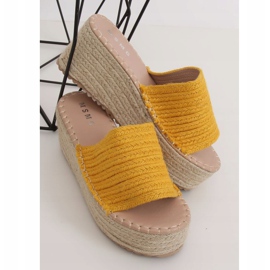 Kil tofflor honung espadrilles LL909 Gul 1