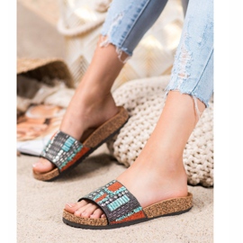 Bona Tofflor Med Pärlor mångfärgad 1