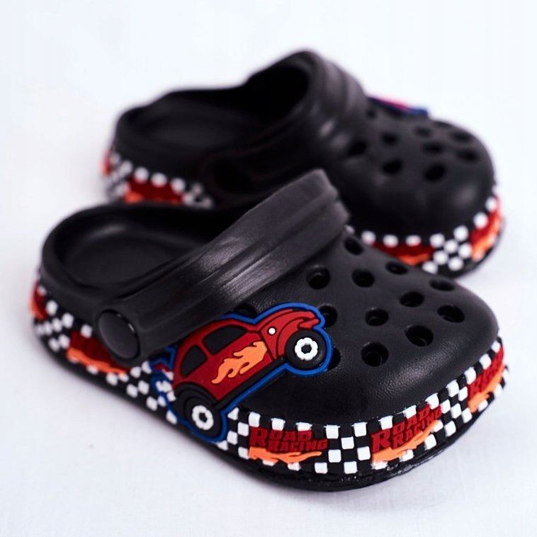 Giolan Barns Foam Crooks Black Road Racing svart röd 1