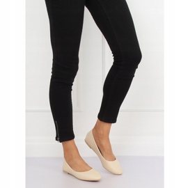Beige ballerinor för kvinnor CC108 Beige 1