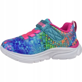 Skechers Wavy-Lites Jr 81385N-MLT mångfärgad grön 1