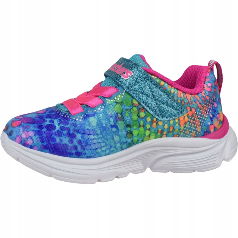 Skechers Wavy-Lites Jr 81385N-MLT mångfärgad grön 1