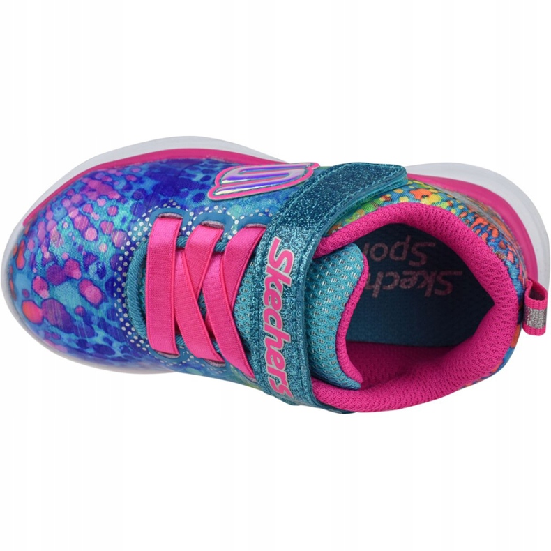 Skechers Wavy-Lites Jr 81385N-MLT mångfärgad grön 2