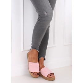 Rosa kvinnors rosa tofflor G-576 Rosa 2