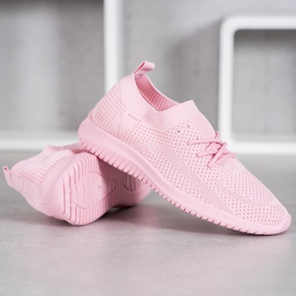 SHELOVET Låga sportskor rosa 2