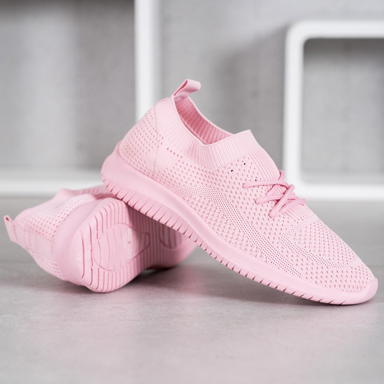 SHELOVET Låga sportskor rosa 2