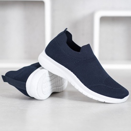SHELOVET Slip-on sneakers blå 2