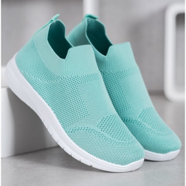 SHELOVET Slip-on sneakers grön 1