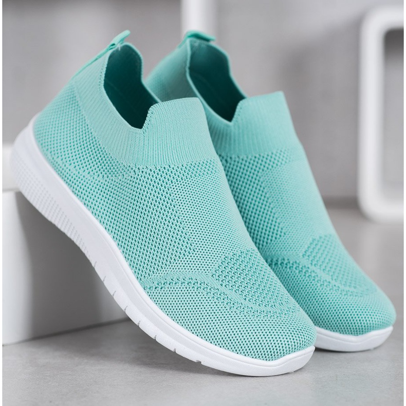SHELOVET Slip-on sneakers grön 1