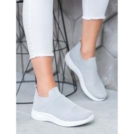 SHELOVET Slip-on sneakers grå 1