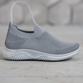 Super Mode Gråa sportskor 2