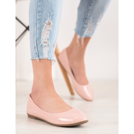 Comer Lackerade ballerinor rosa 1