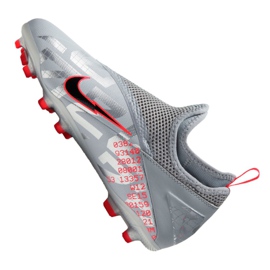 Nike Phantom Vsn 2 Academy Df Mg Jr CD4059-906 fotbollsskor grå mångfärgad 5