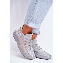 Kvinnors sportskor, ljus, luftig grå Lumiere 1