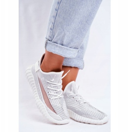 Kvinnors sportskor, ljus, luftig silver Lumiere grå 1