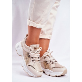 SEA Kvinnors guldpekingsportskor gyllene 1