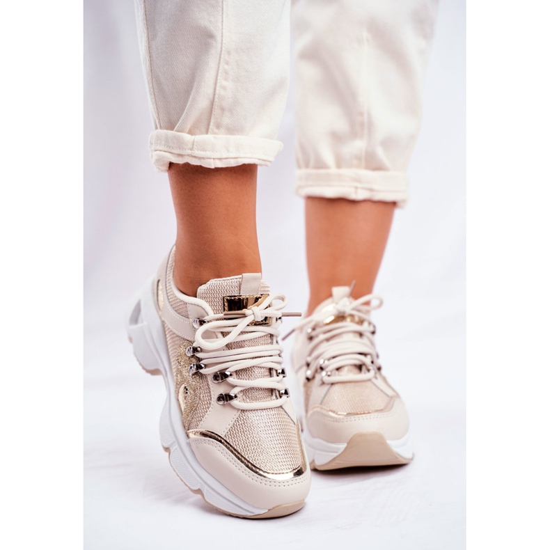 SEA Kvinnors guldpekingsportskor gyllene 2