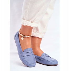 PS1 Dam Loafers Cloth Blue Panay blå 1