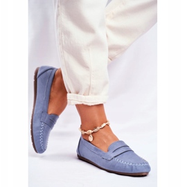 PS1 Dam Loafers Cloth Blue Panay blå 2