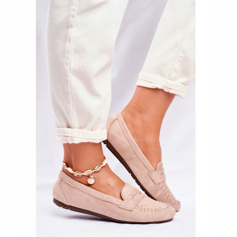 PS1 Dam Loafers Tyg Beige Panay 2