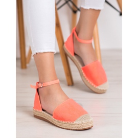 Nio Nio Orange Espadrilles 2