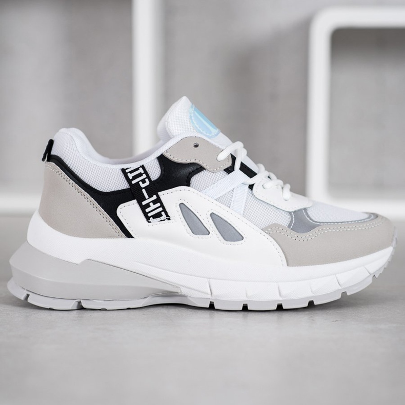 Weide Sportskor vit svart grå 2