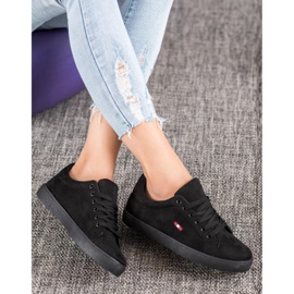 SHELOVET Mocka sportskor svart 2