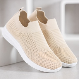 SHELOVET Textil Slip-On skor brun 2