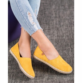 SHELOVET Slip-on Yellow Espadrilles gul 1