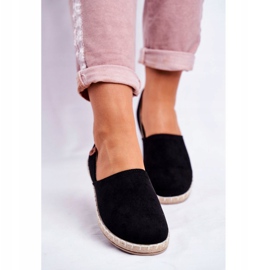 NEWS Svart Slip-On Espadrilles för kvinnor 2