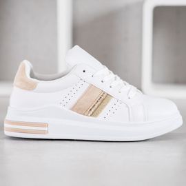 SHELOVET Eco Leather Sneakers vit 2