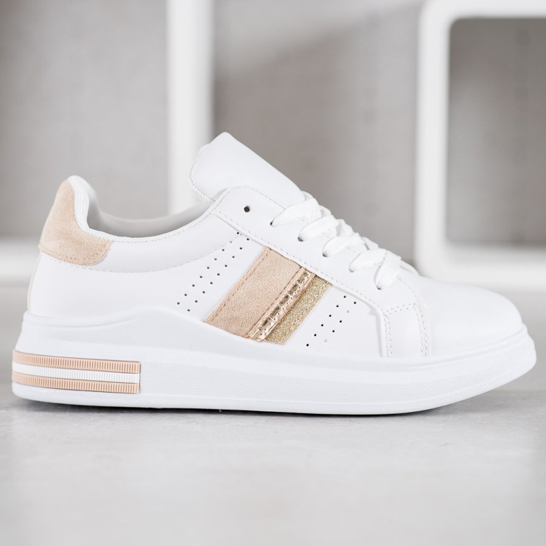 SHELOVET Eco Leather Sneakers vit 2