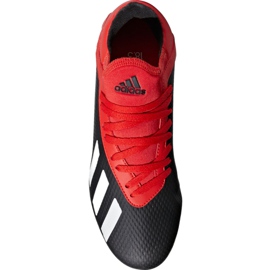 Adidas X 18.3 Fg Jr BB9370 fotbollsskor röd 1