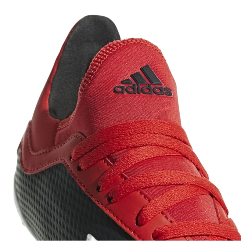 Adidas X 18.3 Fg Jr BB9370 fotbollsskor röd 4