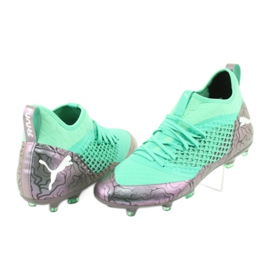 Fotbollsskor Puma Future 2.3 Netfit Fg Ag Color Shift M 104832 01 grön 1