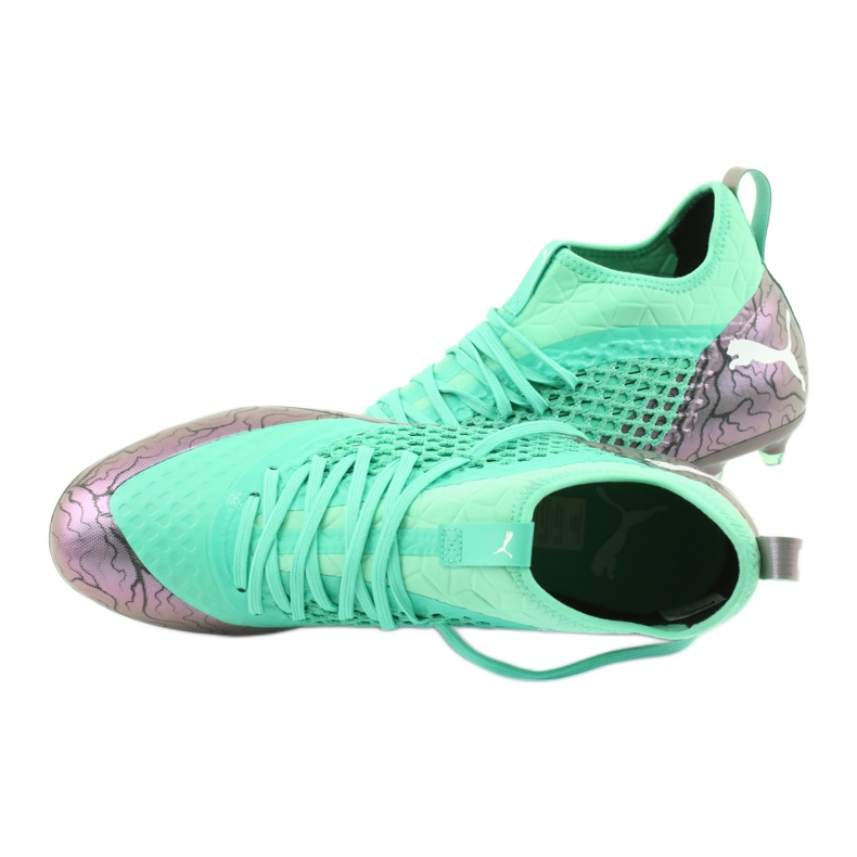 Fotbollsskor Puma Future 2.3 Netfit Fg Ag Color Shift M 104832 01 grön 2
