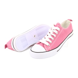 Rosa American Club damskor bundna sneakers 3
