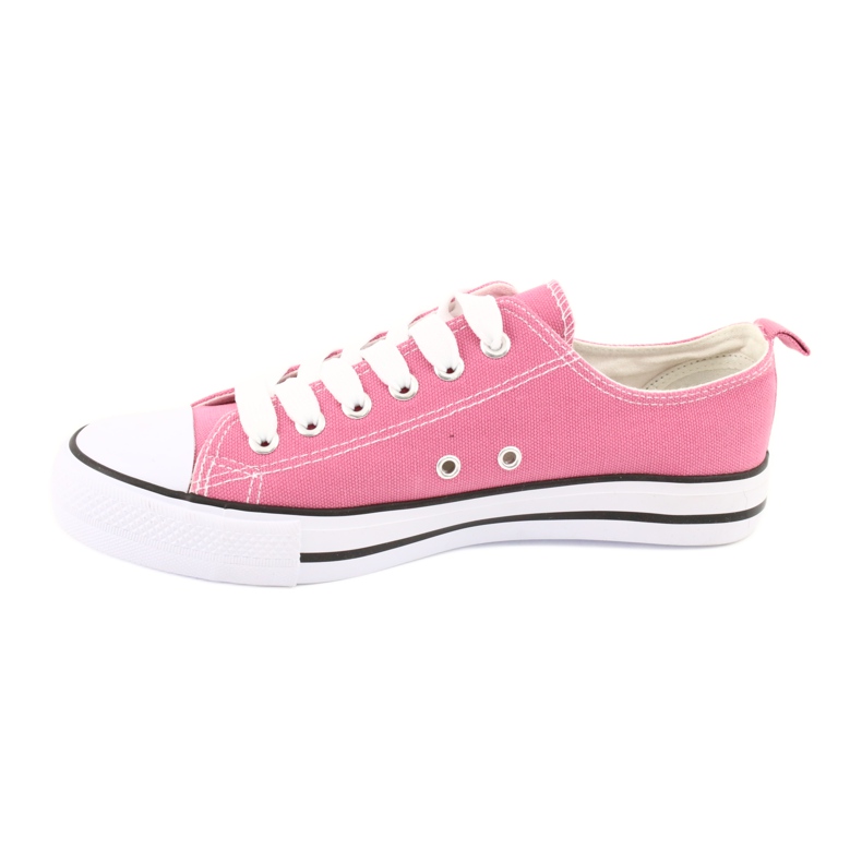 Rosa American Club damskor bundna sneakers 1