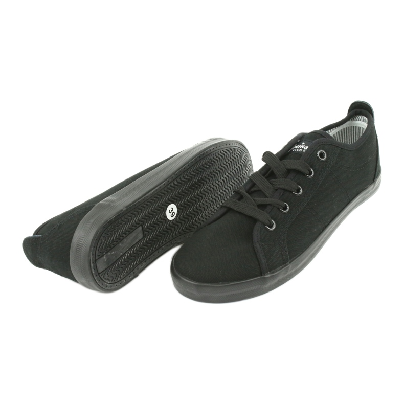 American Club Amerikanska kvinnors sneakers sneakers svart 3