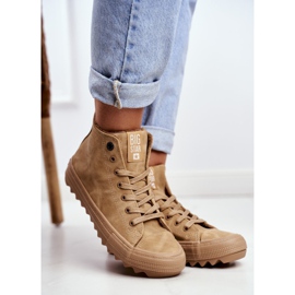 Dam Sneakers Big Star High Warm Camel GG274072 brun 1