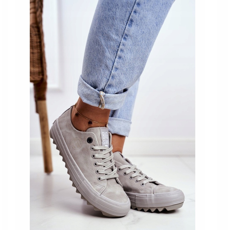 Dam Sneakers Big Star Grå GG274075 1