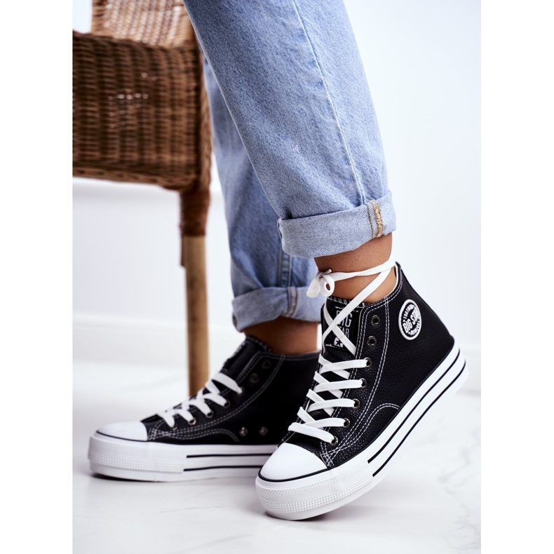 Dam Sneakers Big Star Black GG274012 svart 1