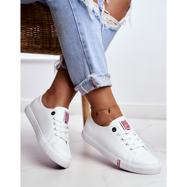 Dam Sneakers Big Star White GG274005 vit 2