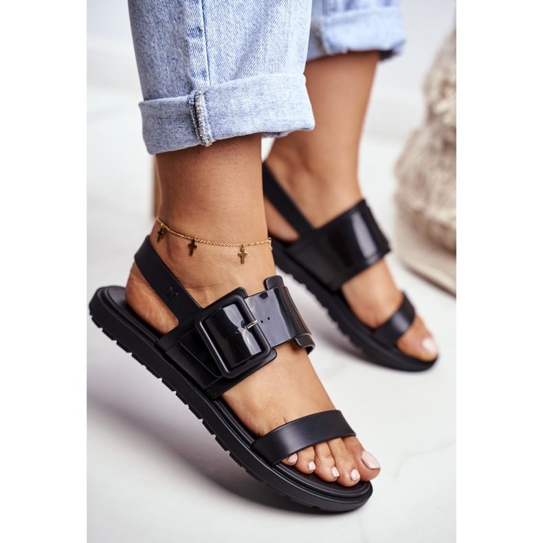 Kvinnors sandaler Doftande gummi ZAXY Svart DD285051 2