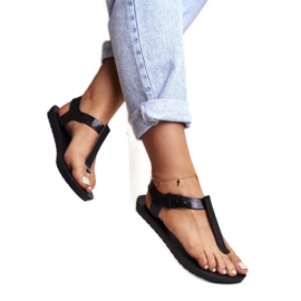 Doftande gummisandaler för kvinnor ZAXY Black DD285039 svart 2