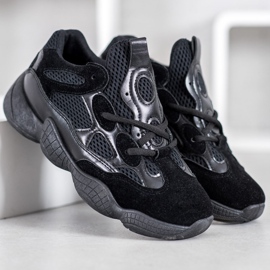 SHELOVET Svarta sneakers 2